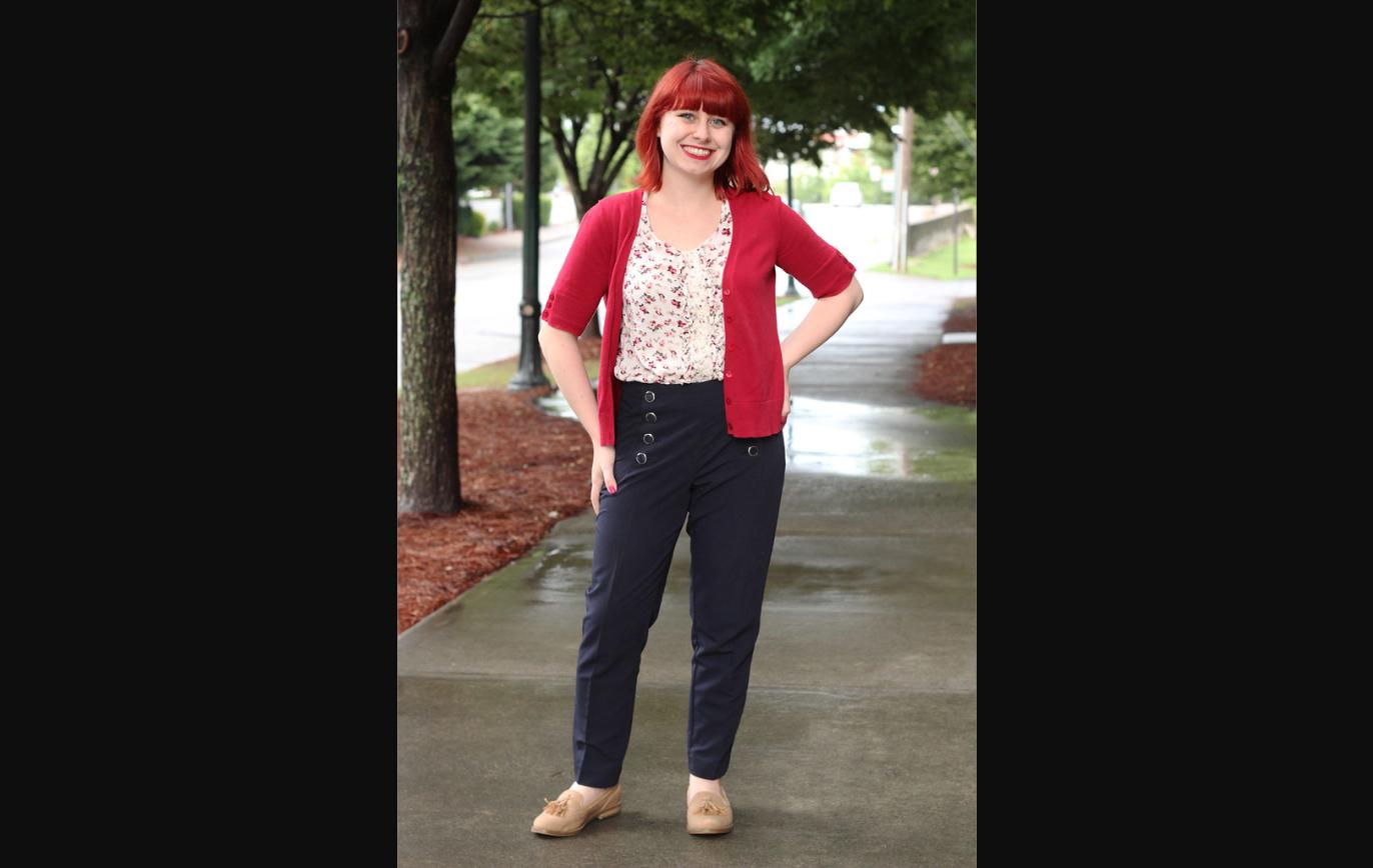 Blusa floral manga corta