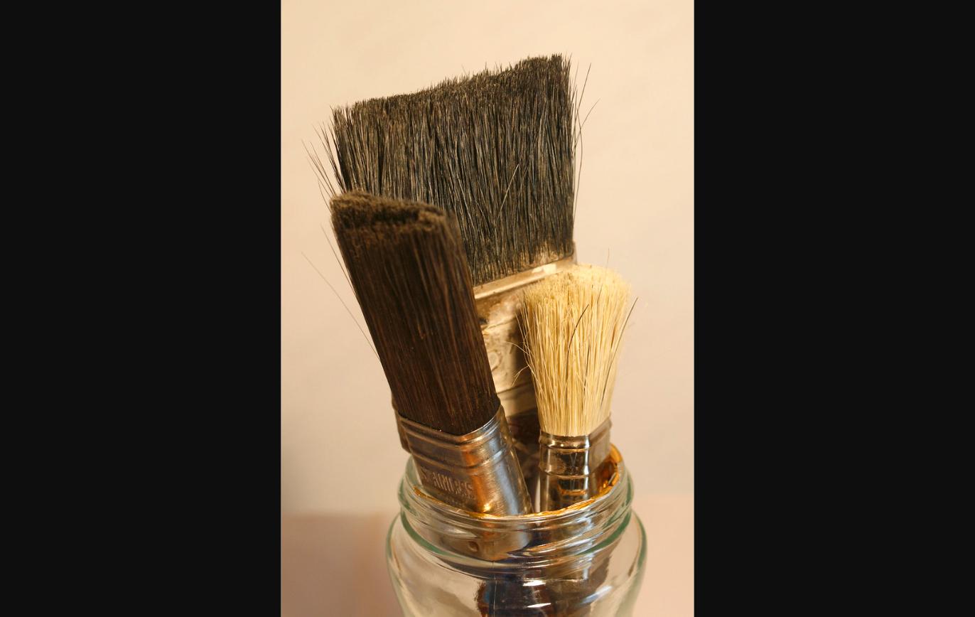 Brocha 3" cerda natural